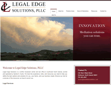 Tablet Screenshot of legaledgesolutions.com